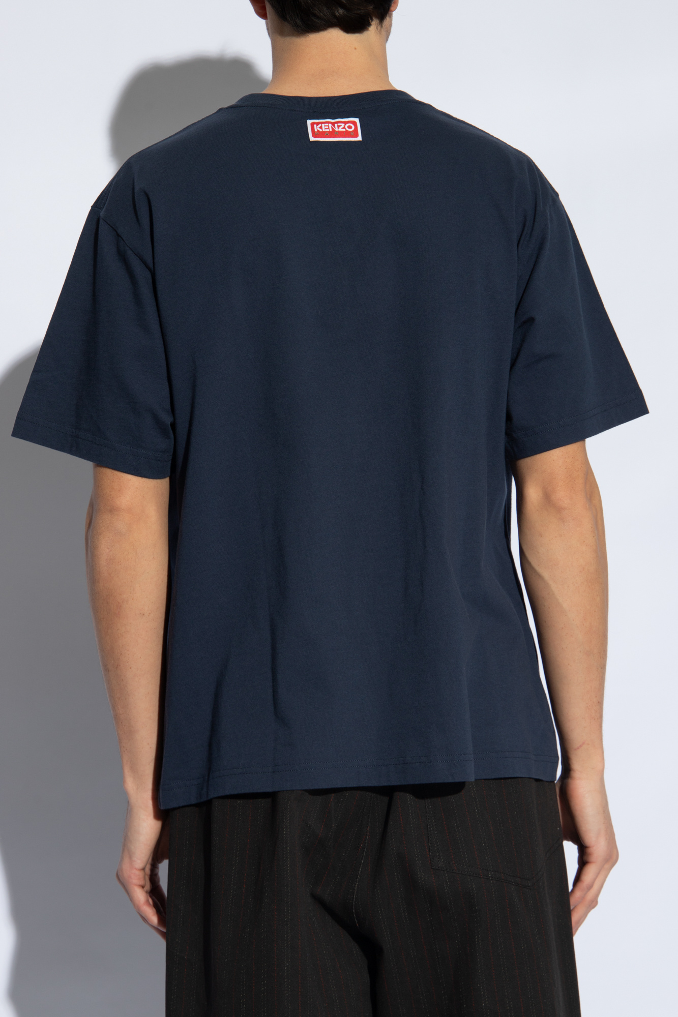 Navy blue kenzo shirt sale